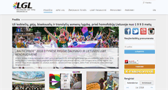 Desktop Screenshot of lgl.lt
